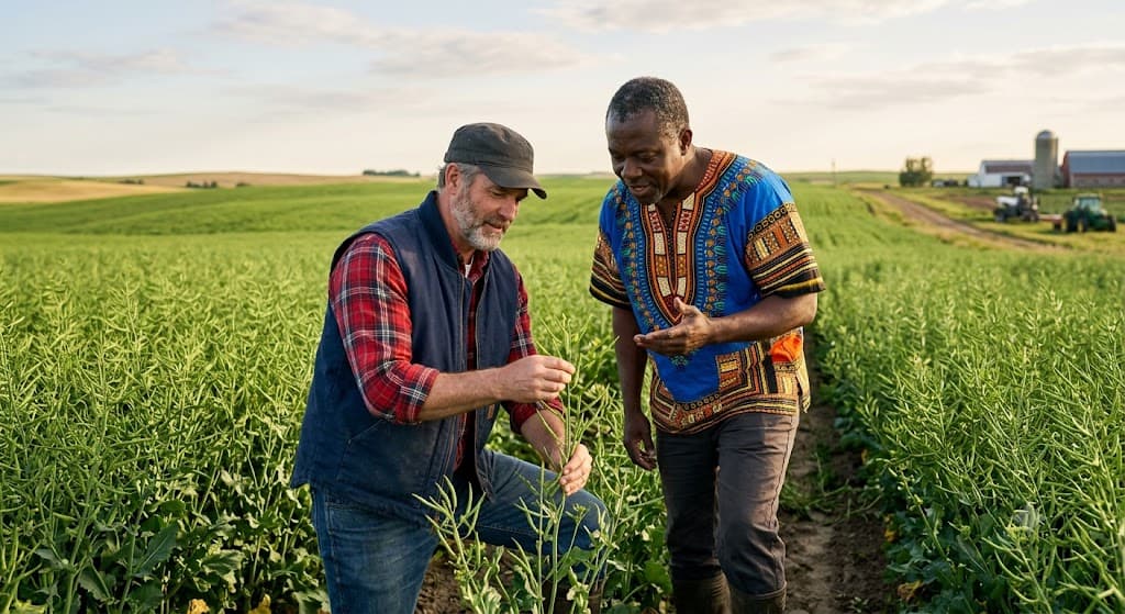Farmers collaborating